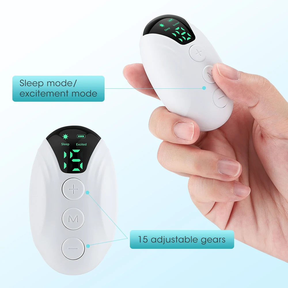 Microcurrent Sleep Aids Digital Handheld Hypnosis Instrument Night Anxiety Pressure Relief Nerves Soothe Help Sleeping Device