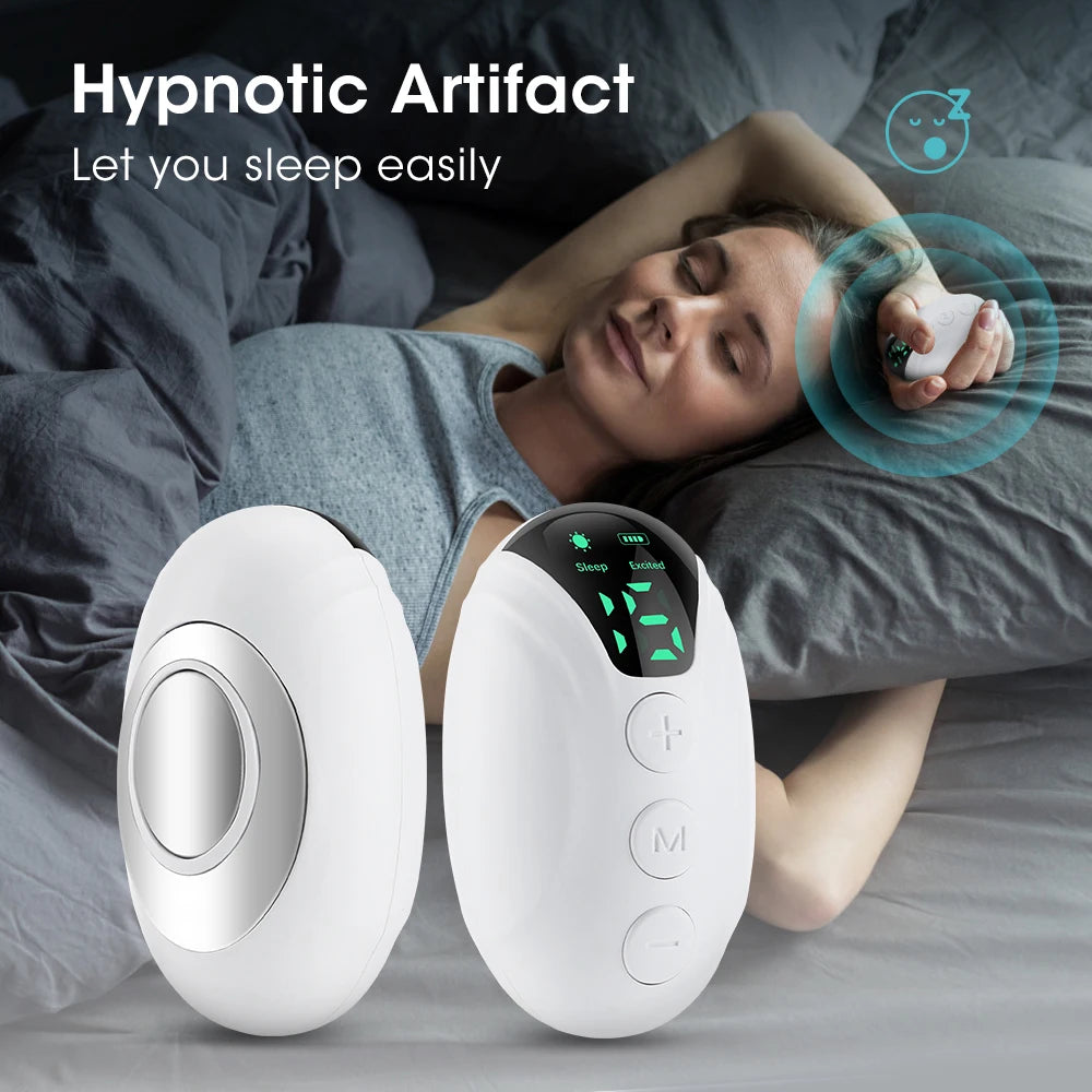 Microcurrent Sleep Aids Digital Handheld Hypnosis Instrument Night Anxiety Pressure Relief Nerves Soothe Help Sleeping Device