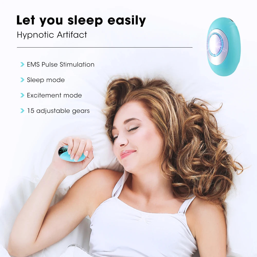 Microcurrent Sleep Aids Digital Handheld Hypnosis Instrument Night Anxiety Pressure Relief Nerves Soothe Help Sleeping Device