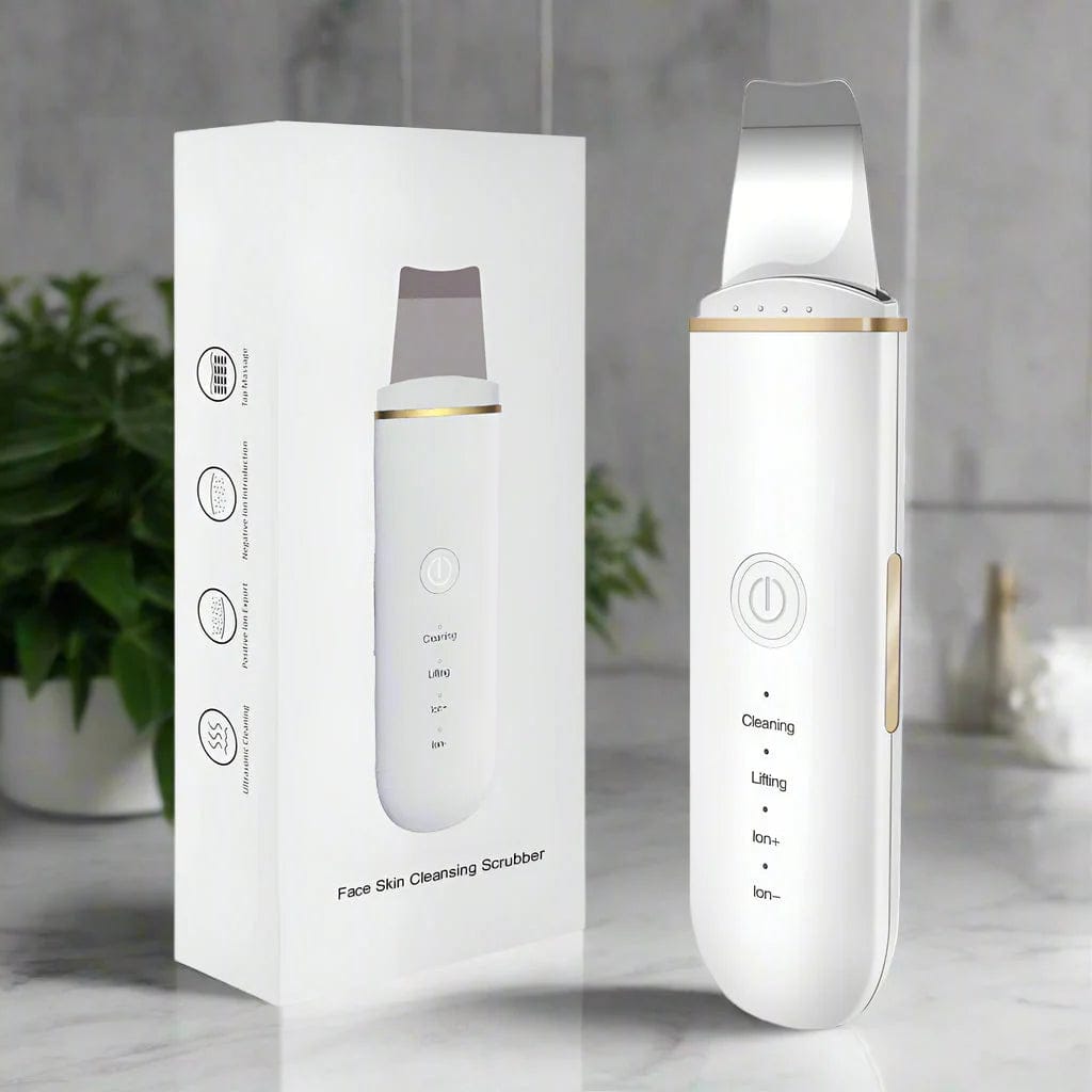 Ultrasonic Skin Scrubber for Deep Blackhead Removal - Professional Facial Cleansing Device