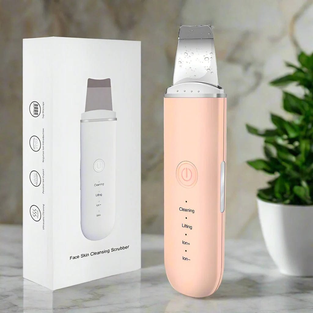 Ultrasonic Skin Scrubber for Deep Blackhead Removal - Professional Facial Cleansing Device